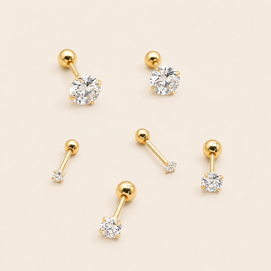 Dainty Zircon Studs