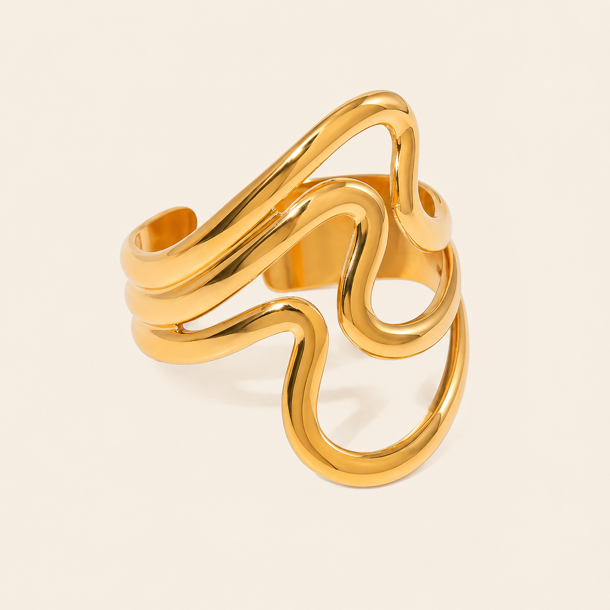 Beachy Wave Ring