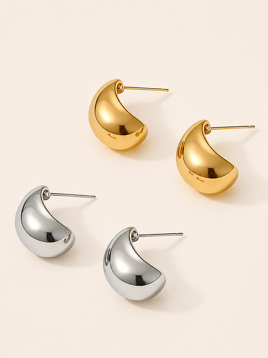 Chunky Droplet Earrings