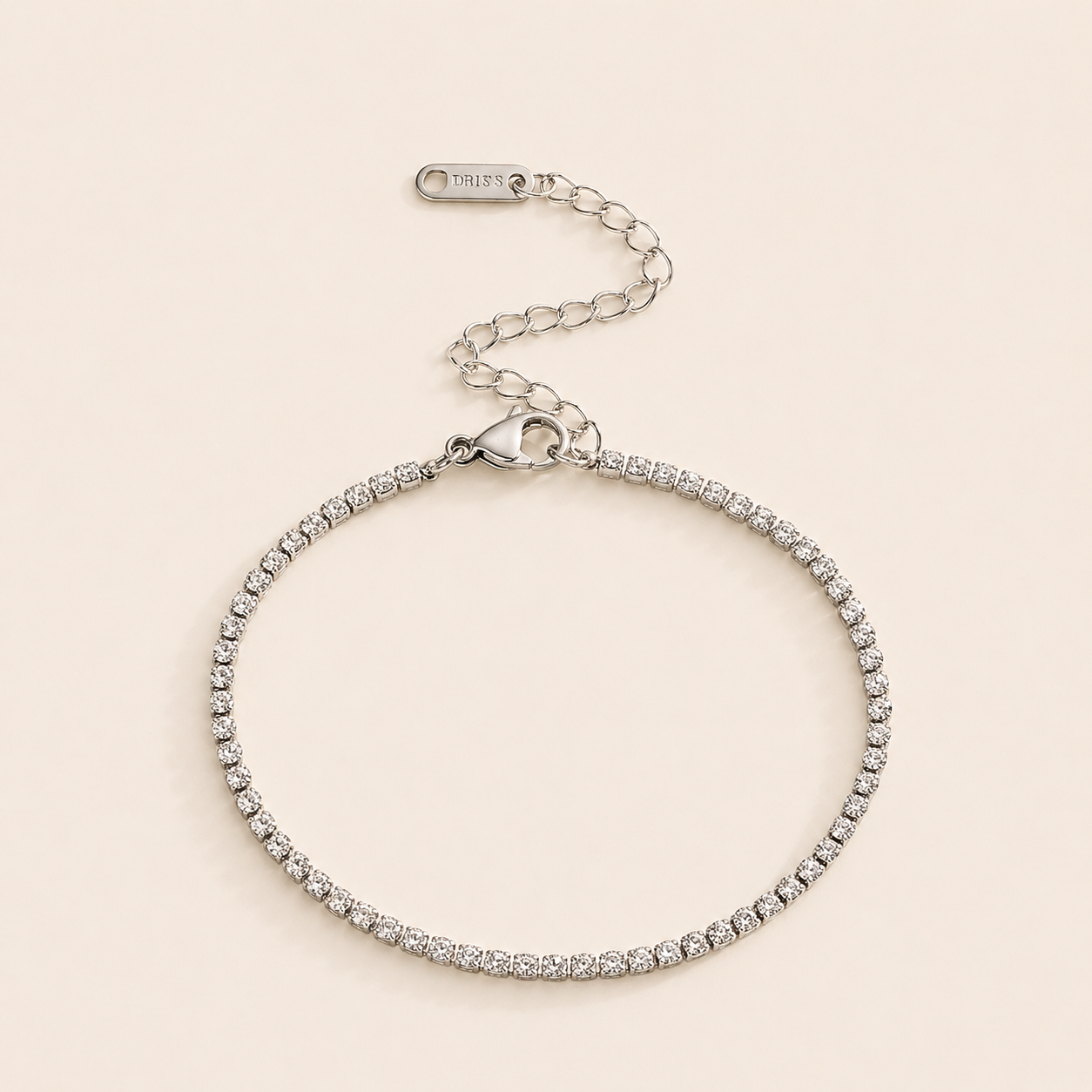 Zuri Silver Zircon Tennis Bracelet
