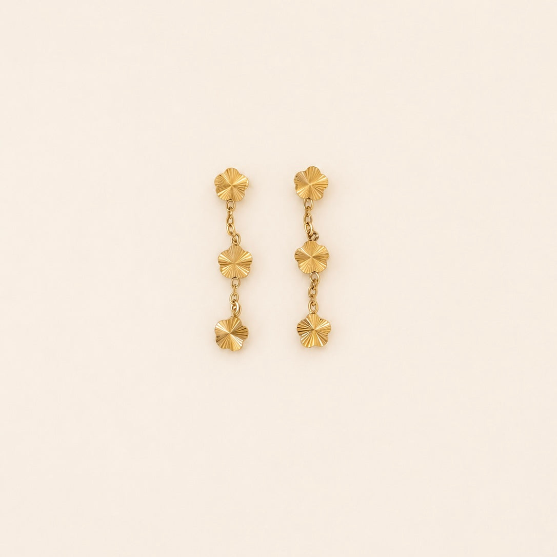 Fleur Gold Earrings