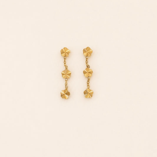 Fleur Gold Earrings