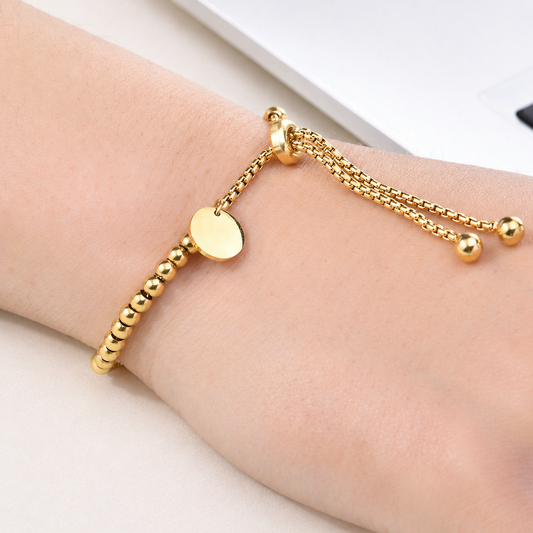 Liora Gold Beaded Bracelet