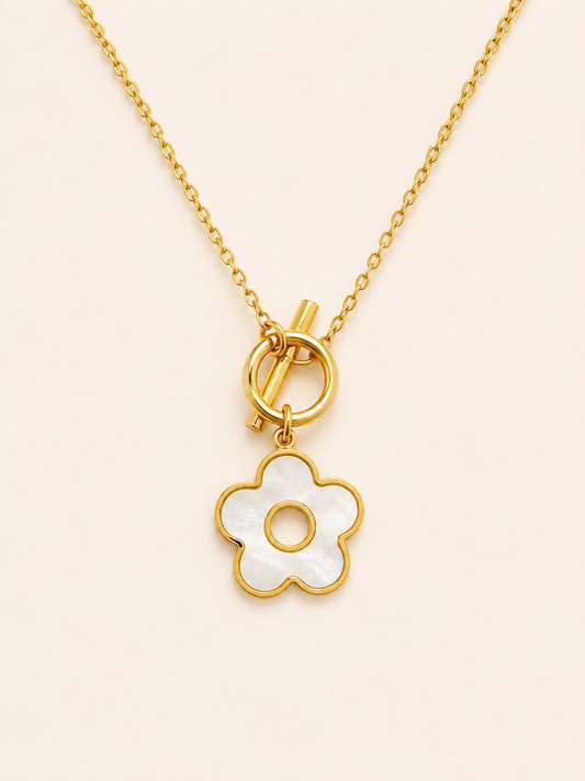 Camellia Gold Necklace