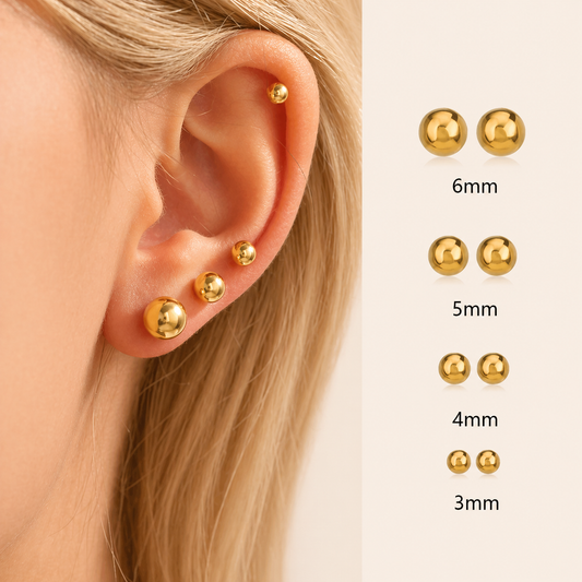 Simple Stud Earrings