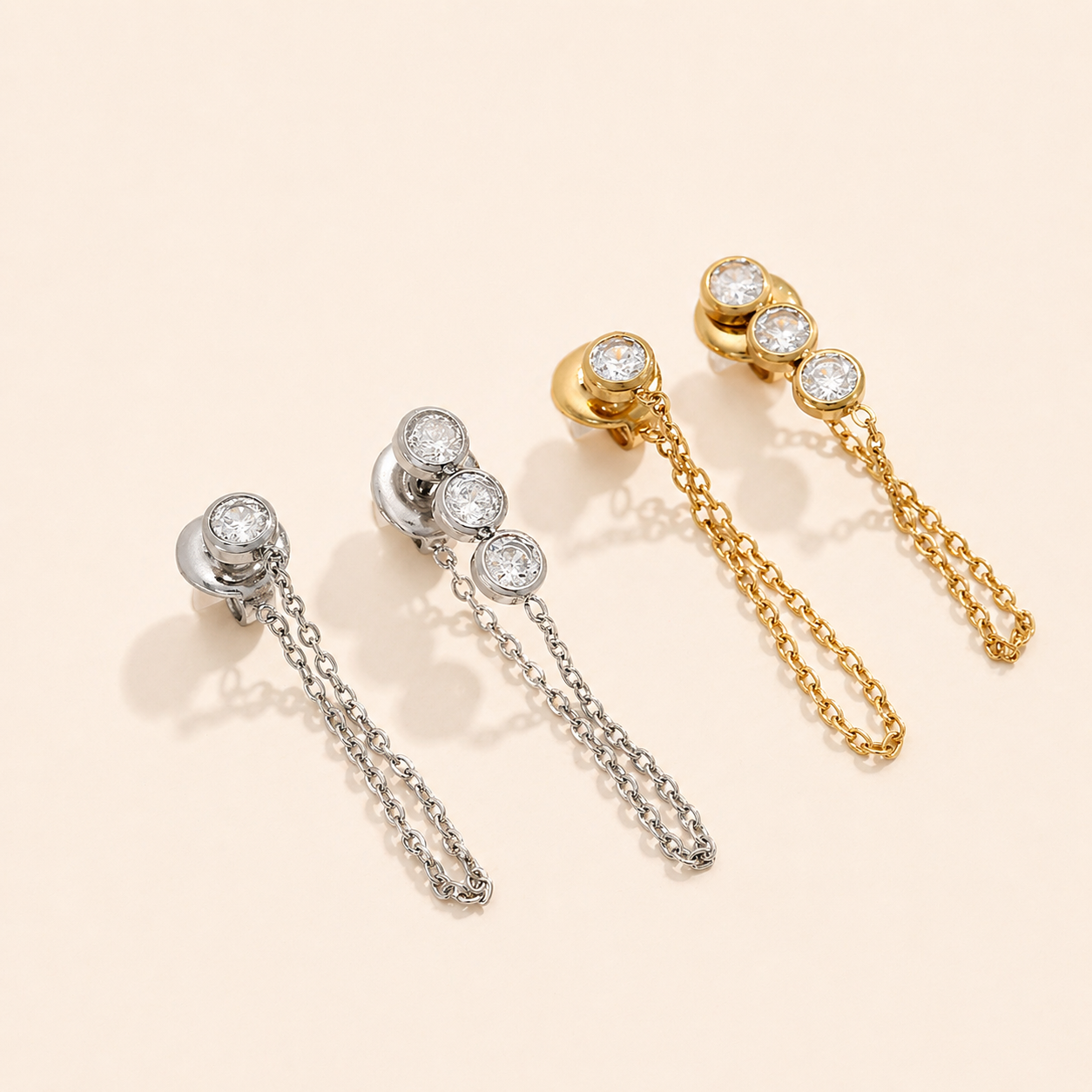 Ava Chain earrings