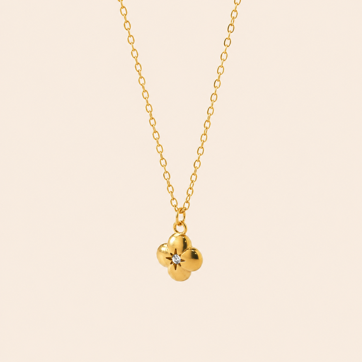 Flora Gold pendant necklace