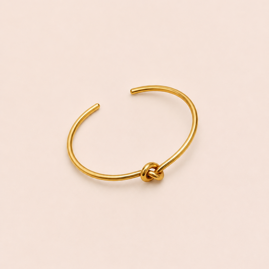 Knotty Gold Bangle