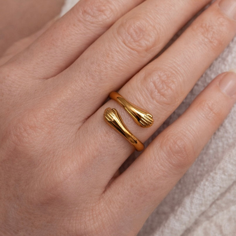 Gold Embrace Ring