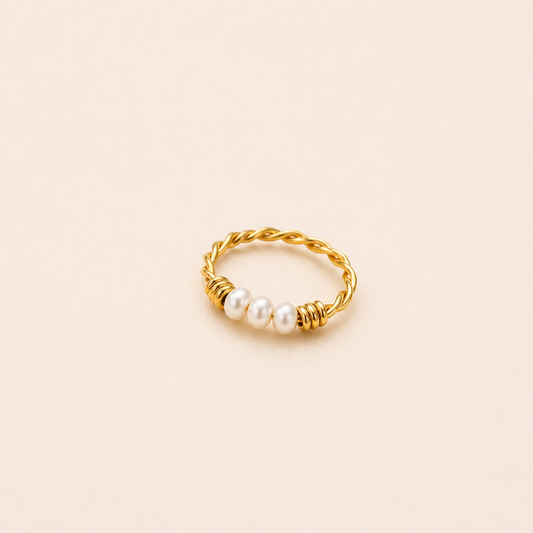 Delicate Pearl Ring