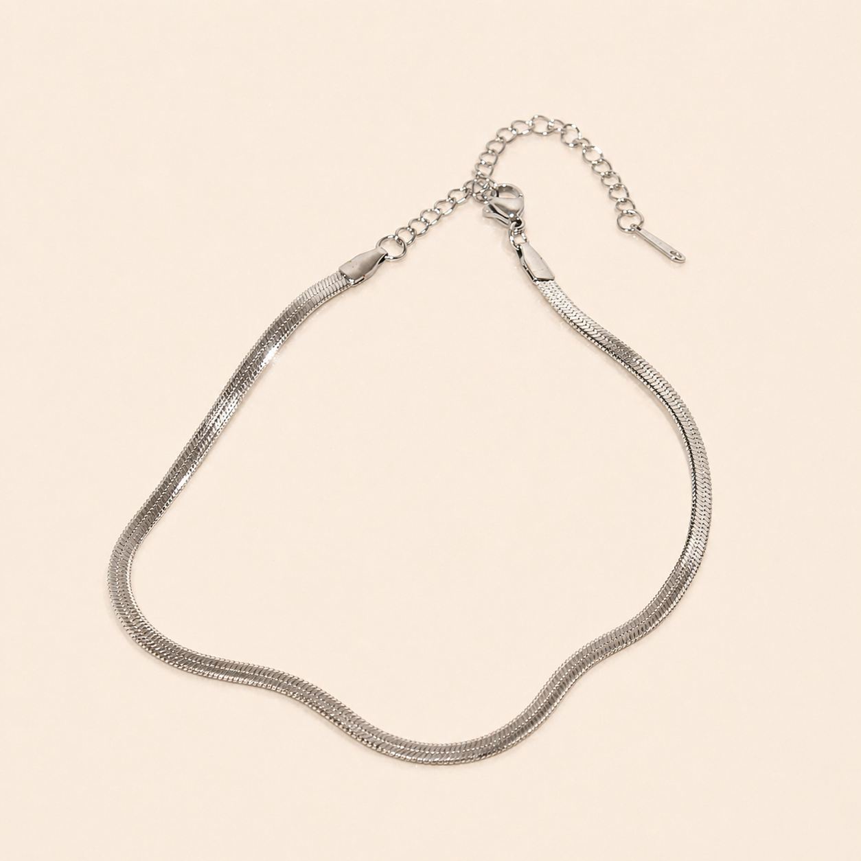 Classic Silver Chain Anklet