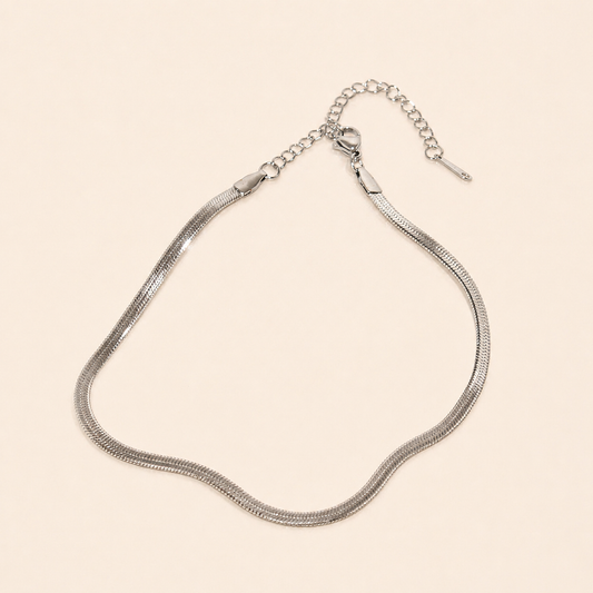 Classic Silver Chain Anklet