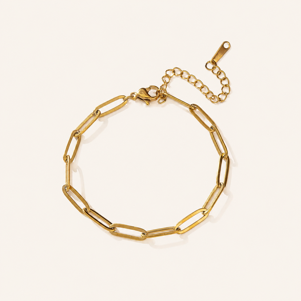 Paperclip Chain Braceelt