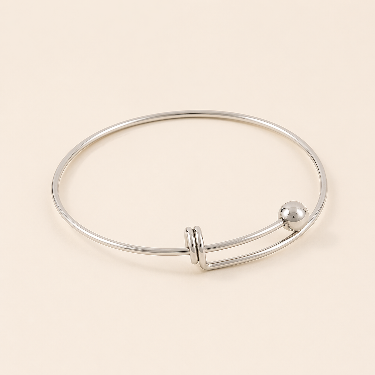 Loop Silver Bangle