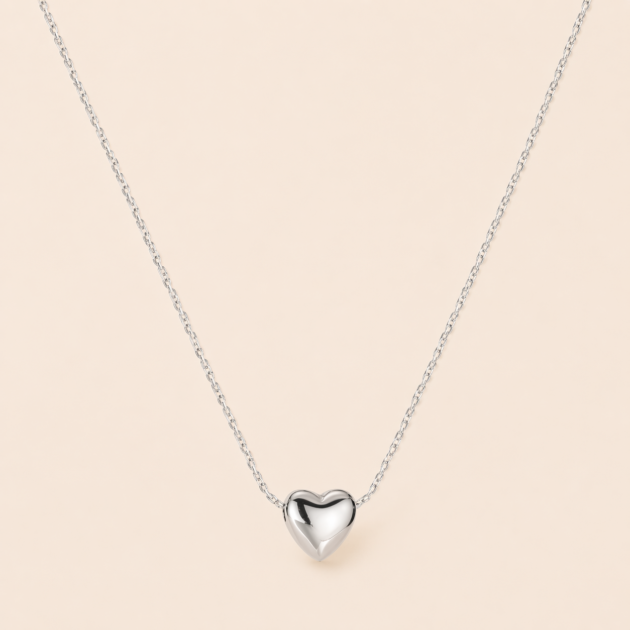 Sweetheart Silver Necklace