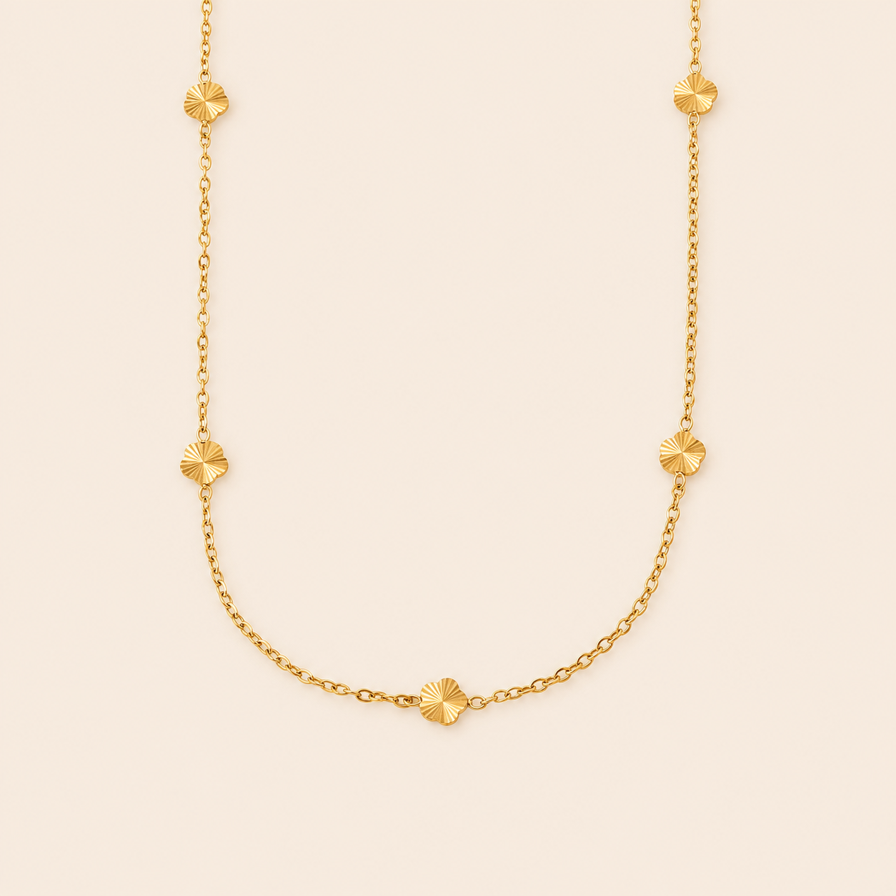 Fleur Gold Necklace