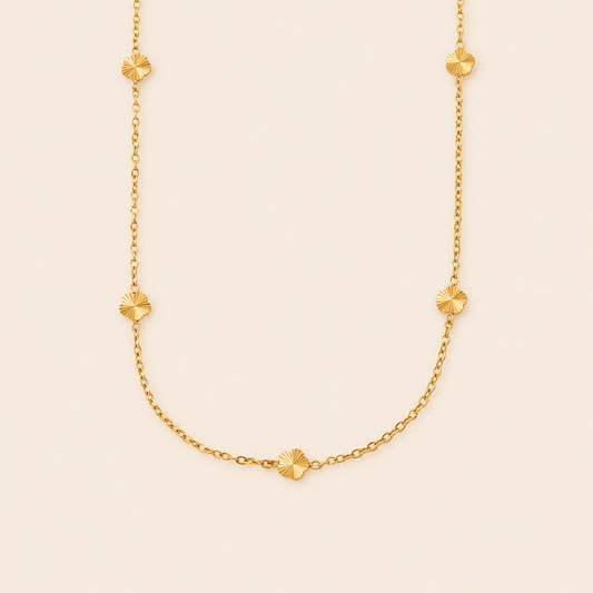 Fleur Gold Necklace