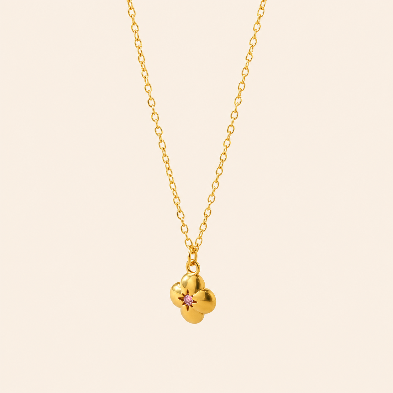 Flora Gold pendant necklace
