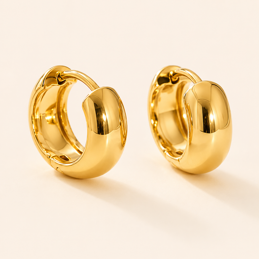 Jazzy  Huggie Hoops
