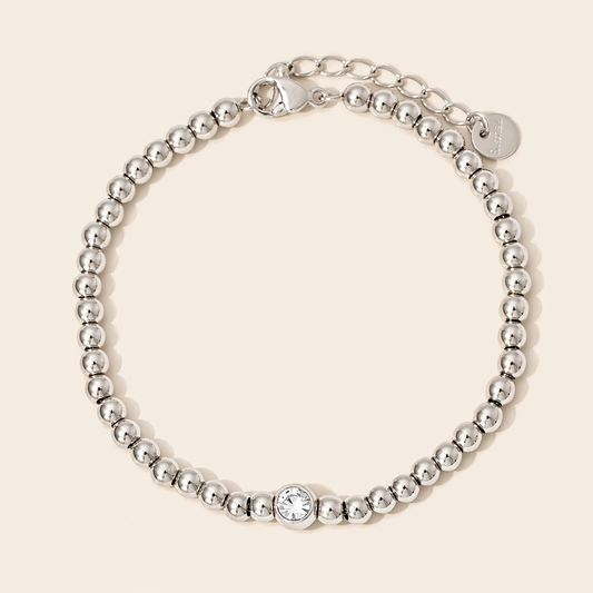 Beaded Bracelet with Zircon