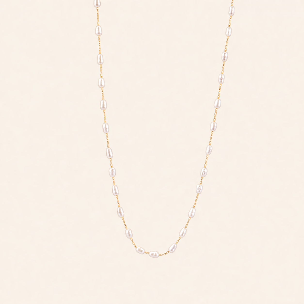 Petal Pearl Necklace