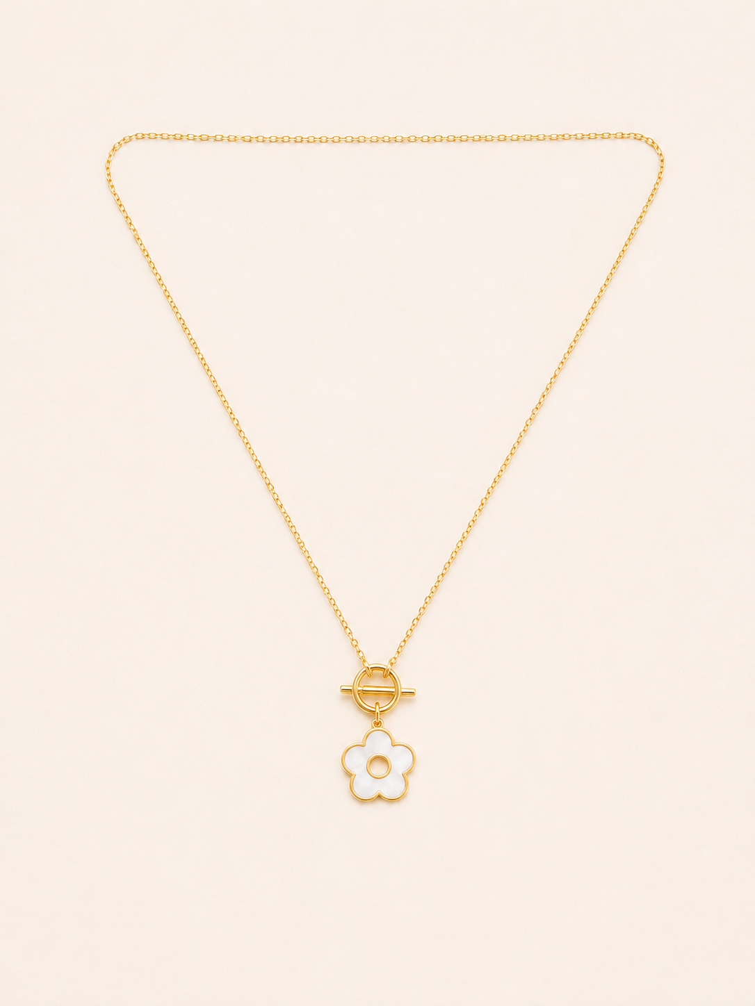 Camellia Gold Necklace