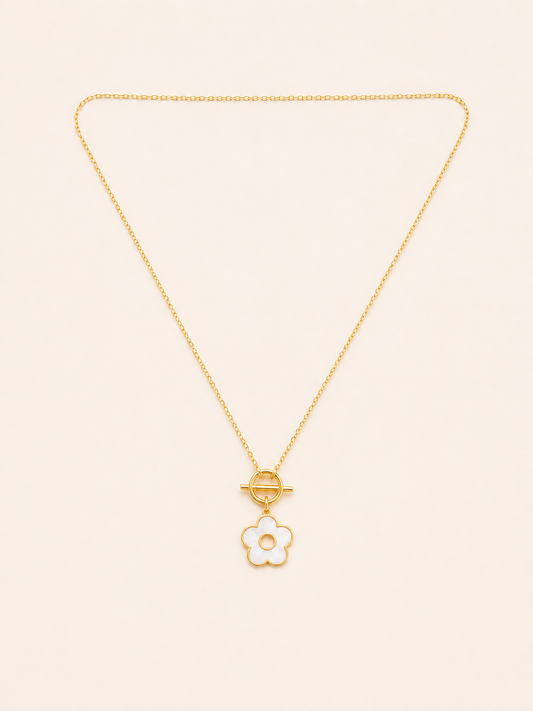 Camellia Gold Necklace
