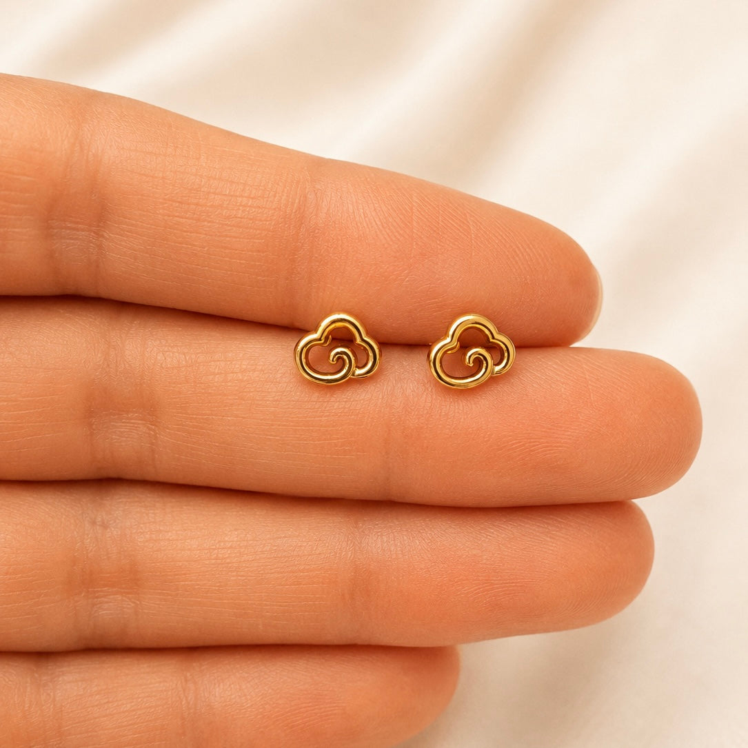 Delicate Cloud Earrings
