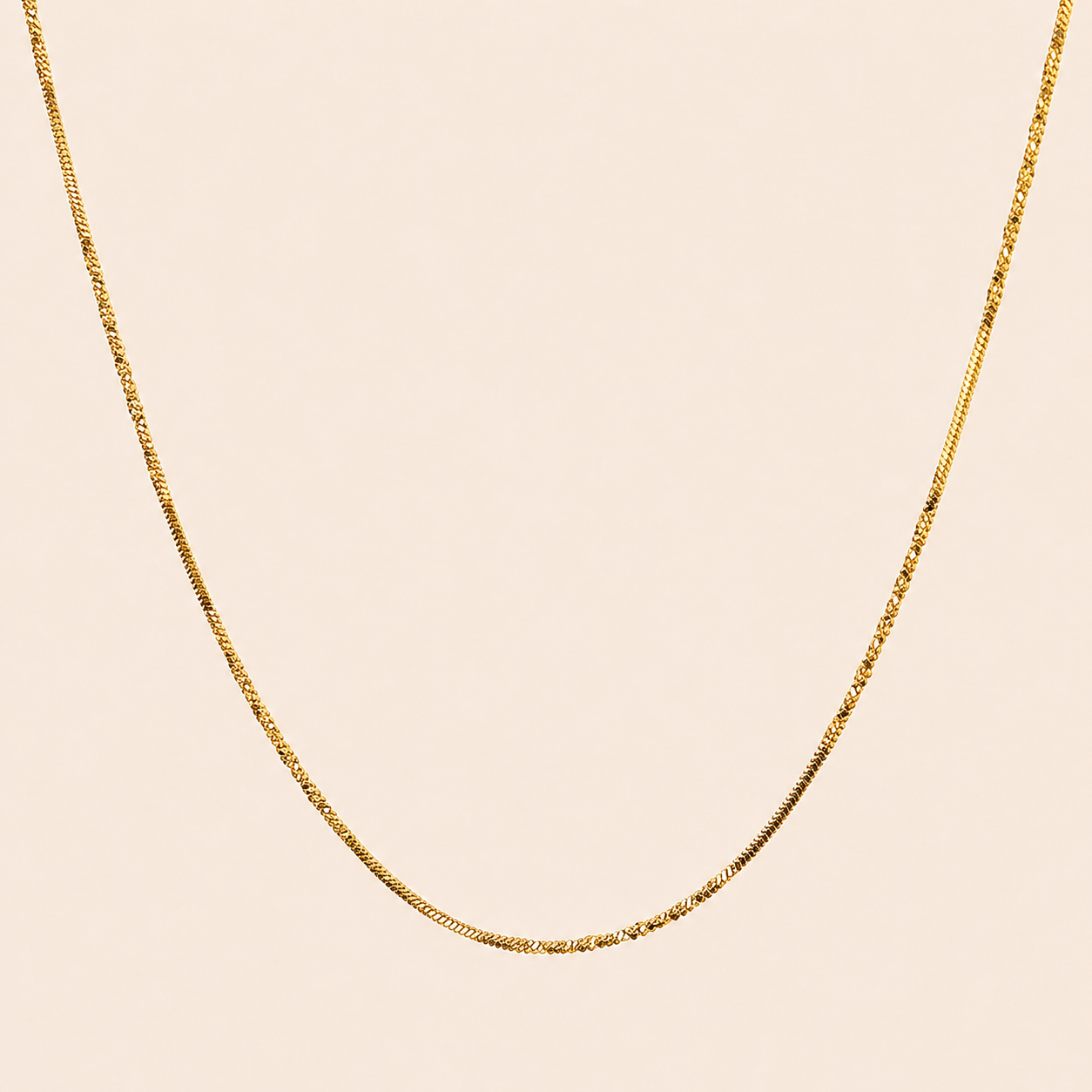 Gold Minimalist Chain Necklace