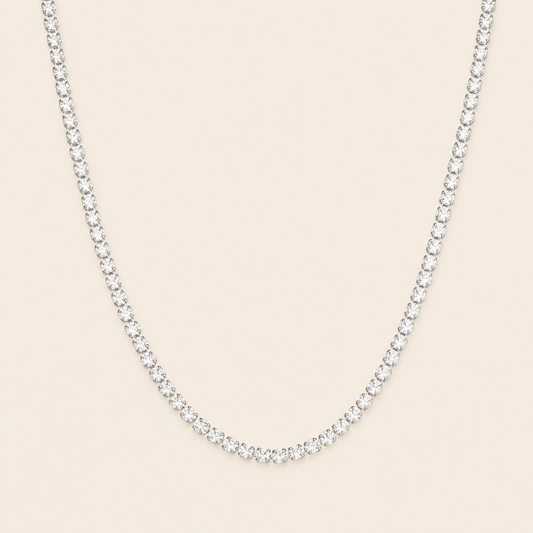 Simple Zircon Necklace