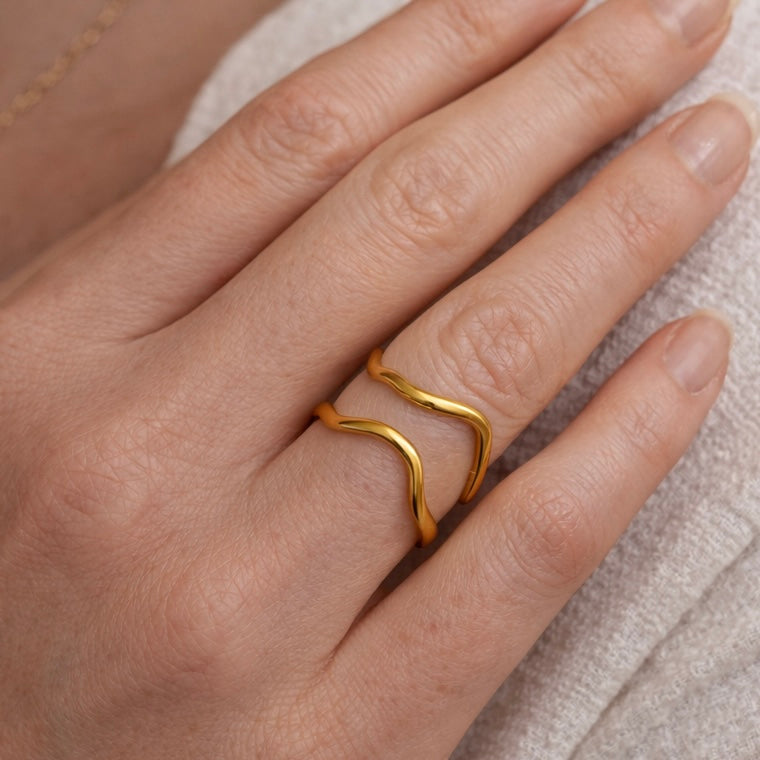 Gold Flow Ring