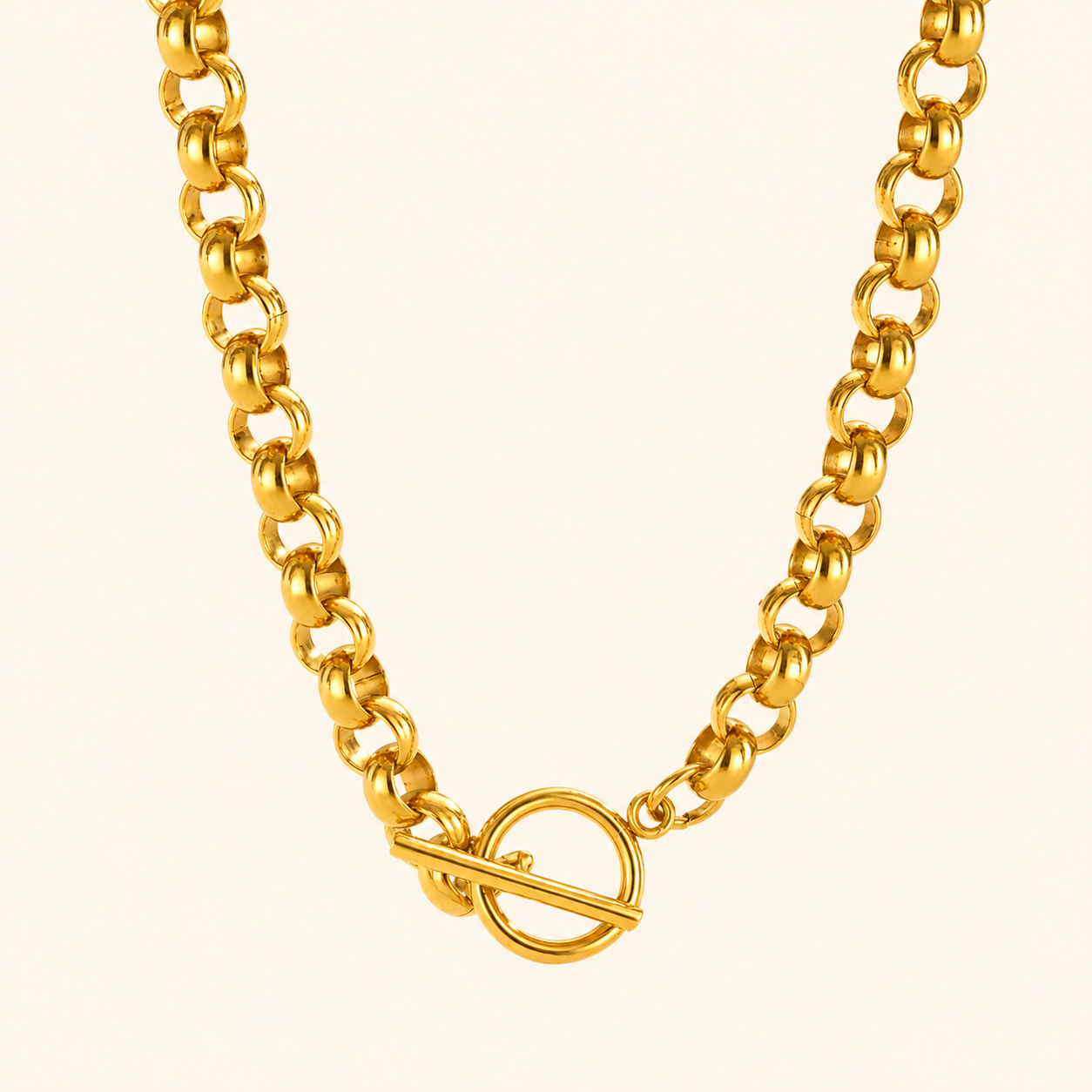 Roxy Chunky Gold Necklace