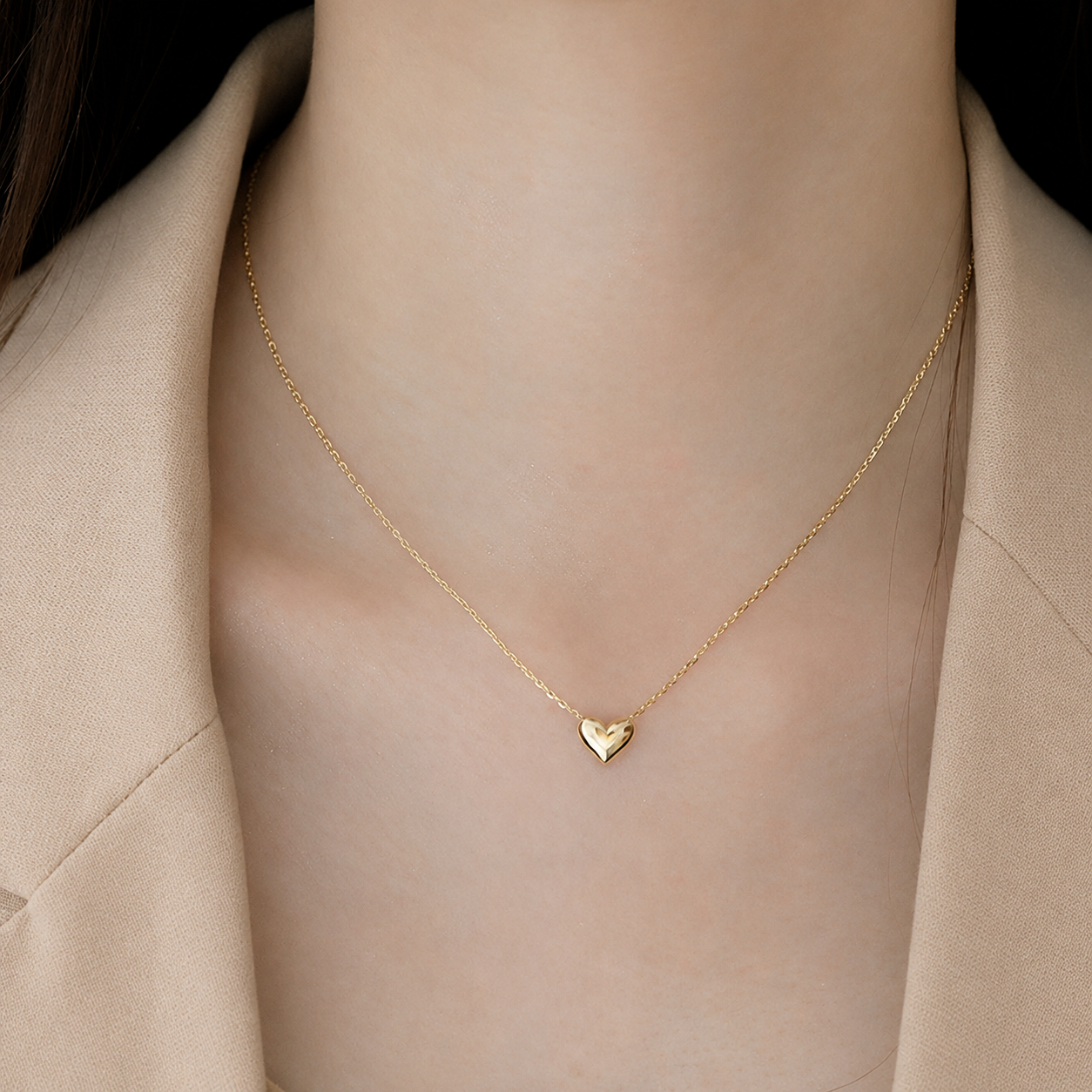 Gold Sweetheart Necklace