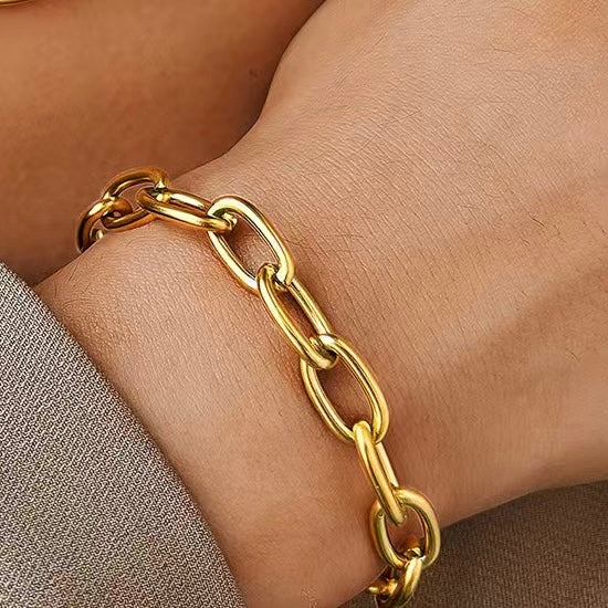 Gold Chloe Chunky Chain Bracelet